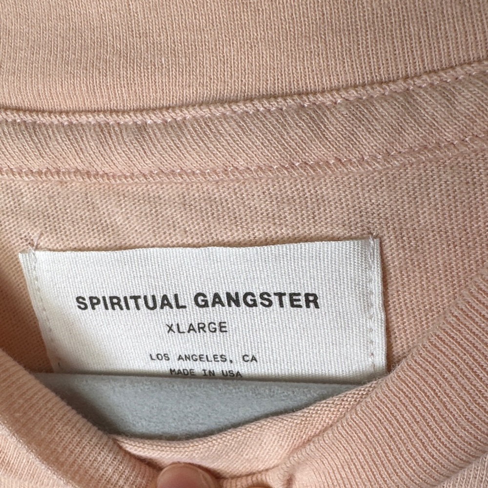 Spiritual Gangster Pink Crop Top - Picture 2 of 4